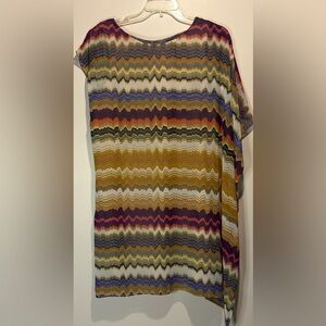 Vince Camuto- NWT Drapy One Shoulder Back Cutout Detail Retro Design Dress- 8